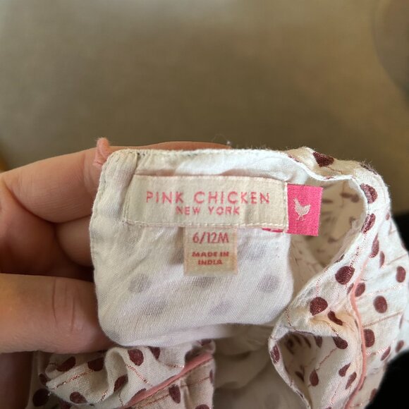 Pink Chicken Dress - 6-12m - Picture 3 of 3